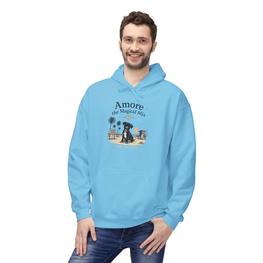Adult Venice Beach "Amore the Magical Mix" Hoodie Sunset Surf Graphic