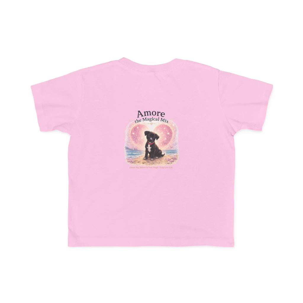 Toddler Amore the Magical Mix T-Shirt Puppy Heart Design