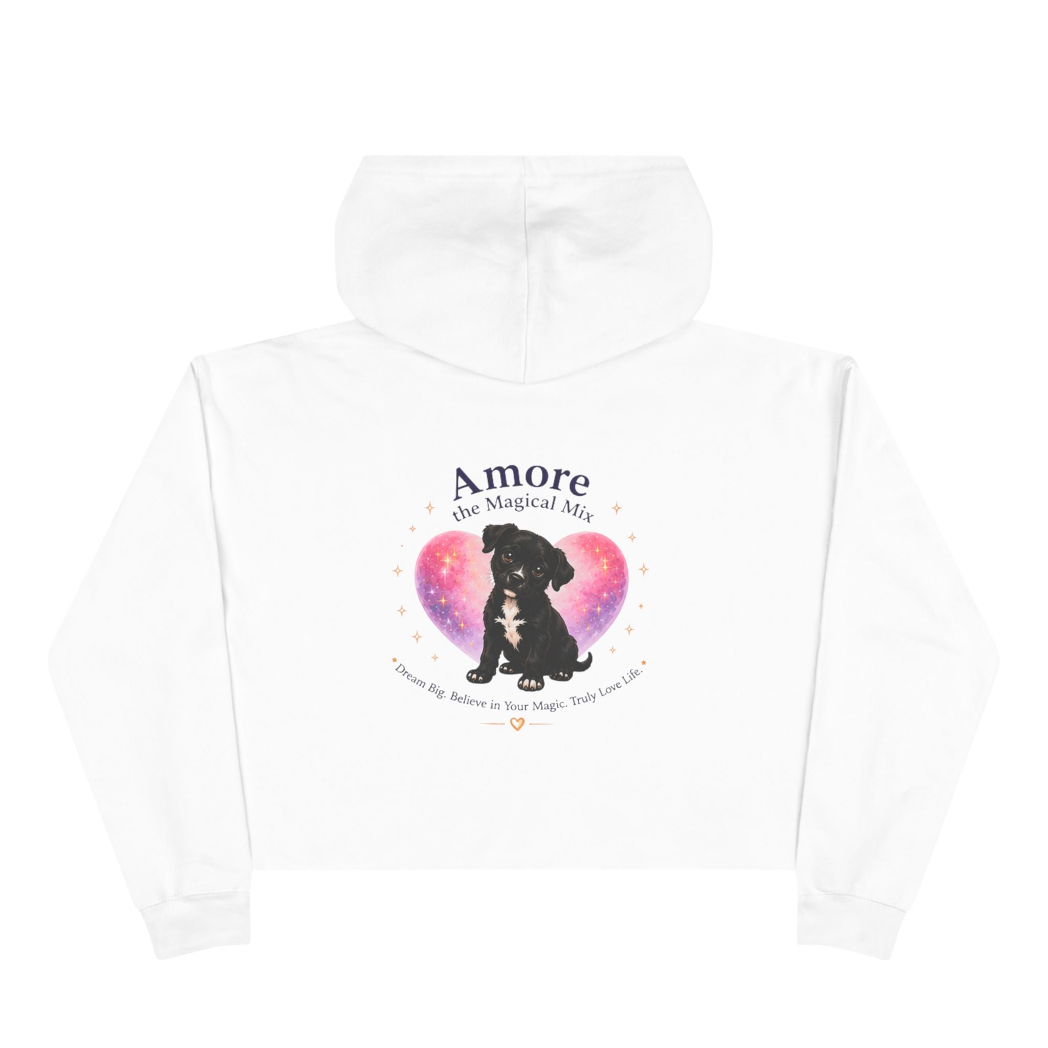 Adult Amore the Magical Mix  Crop Hoodie Venice Beach Edition