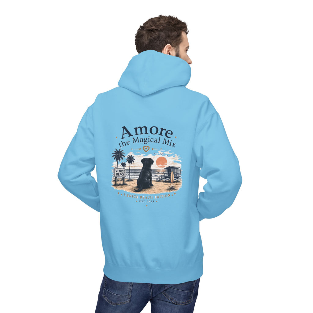 Adult Venice Beach "Amore the Magical Mix" Hoodie Sunset Surf Graphic