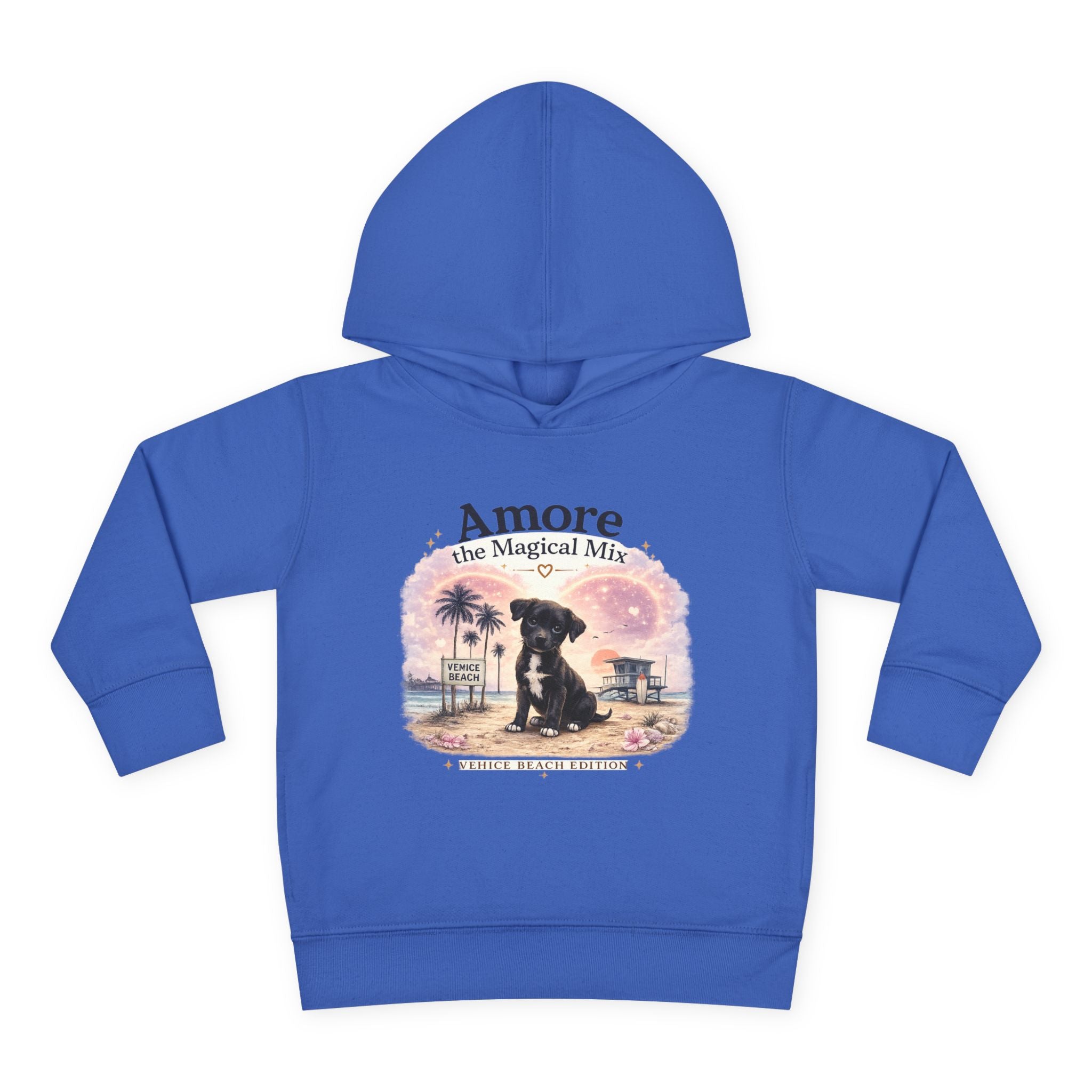 Toddler Amore the Magical Mix Venice Beach Paw Print Pullover Hoodie