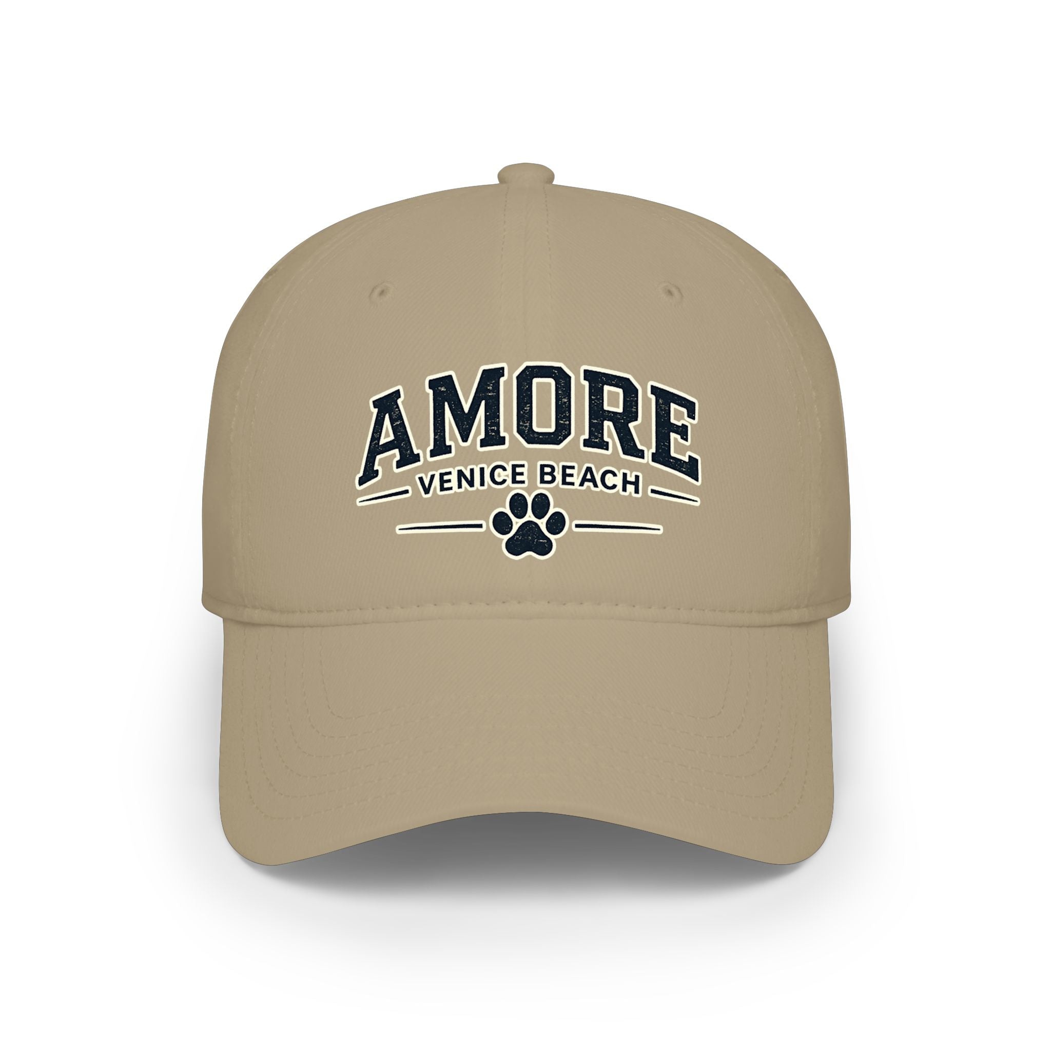 Baseball Cap Amore Venice Beach Paw Print Low Profile Hat