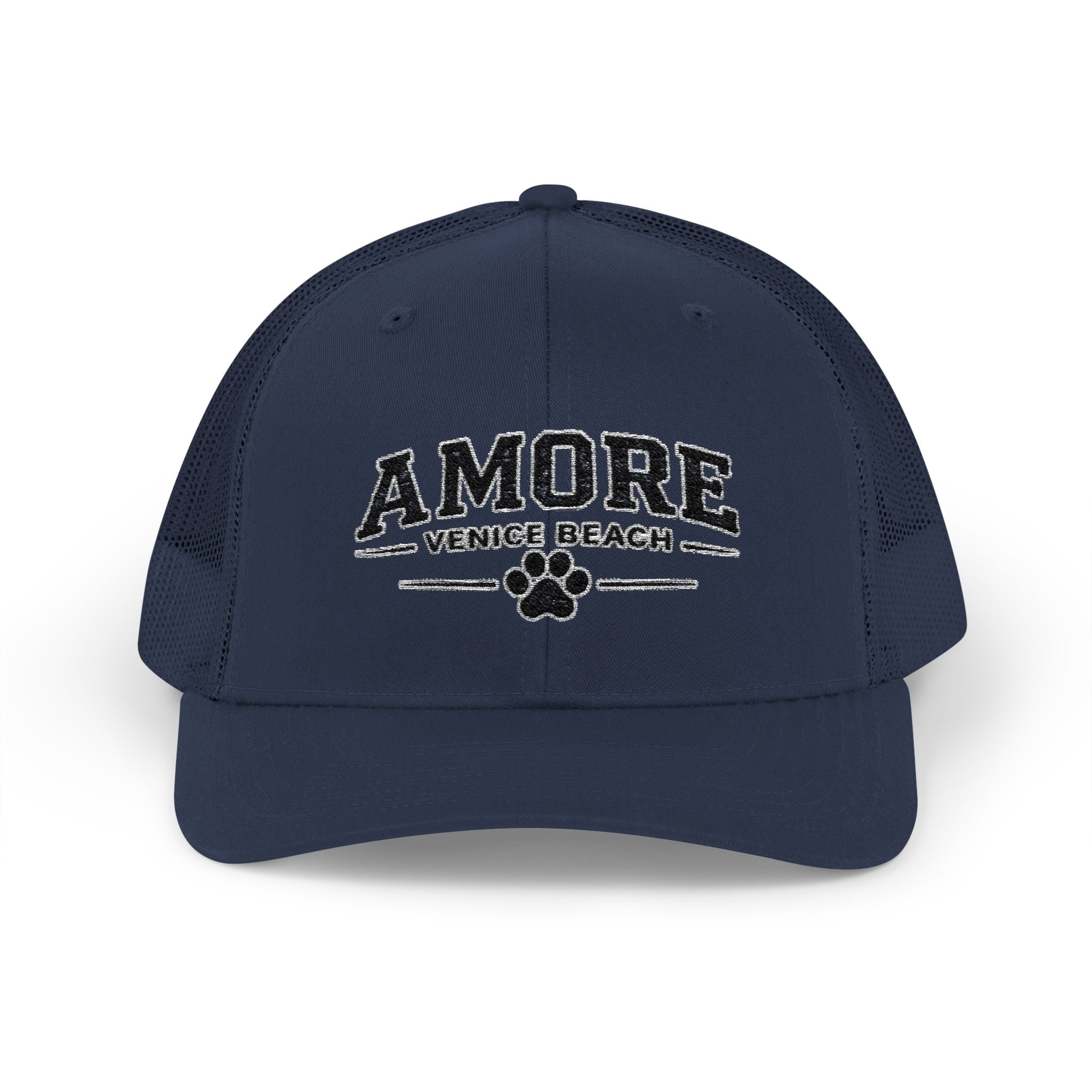 Adult Amore Venice Beach Graphic Trucker Cap | Embroidered Snapback