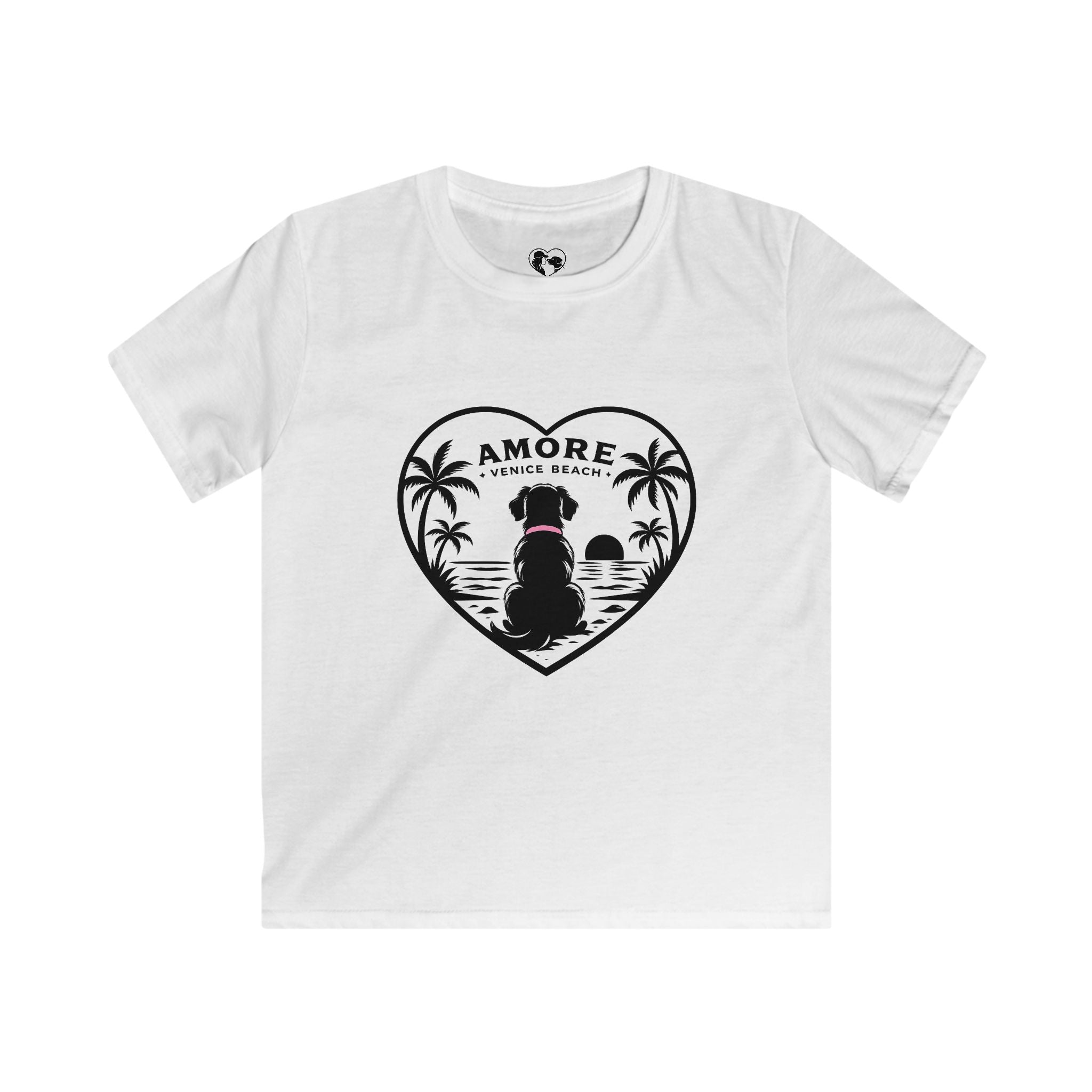 Kids Amore Venice Beach Sunset Heart Tee