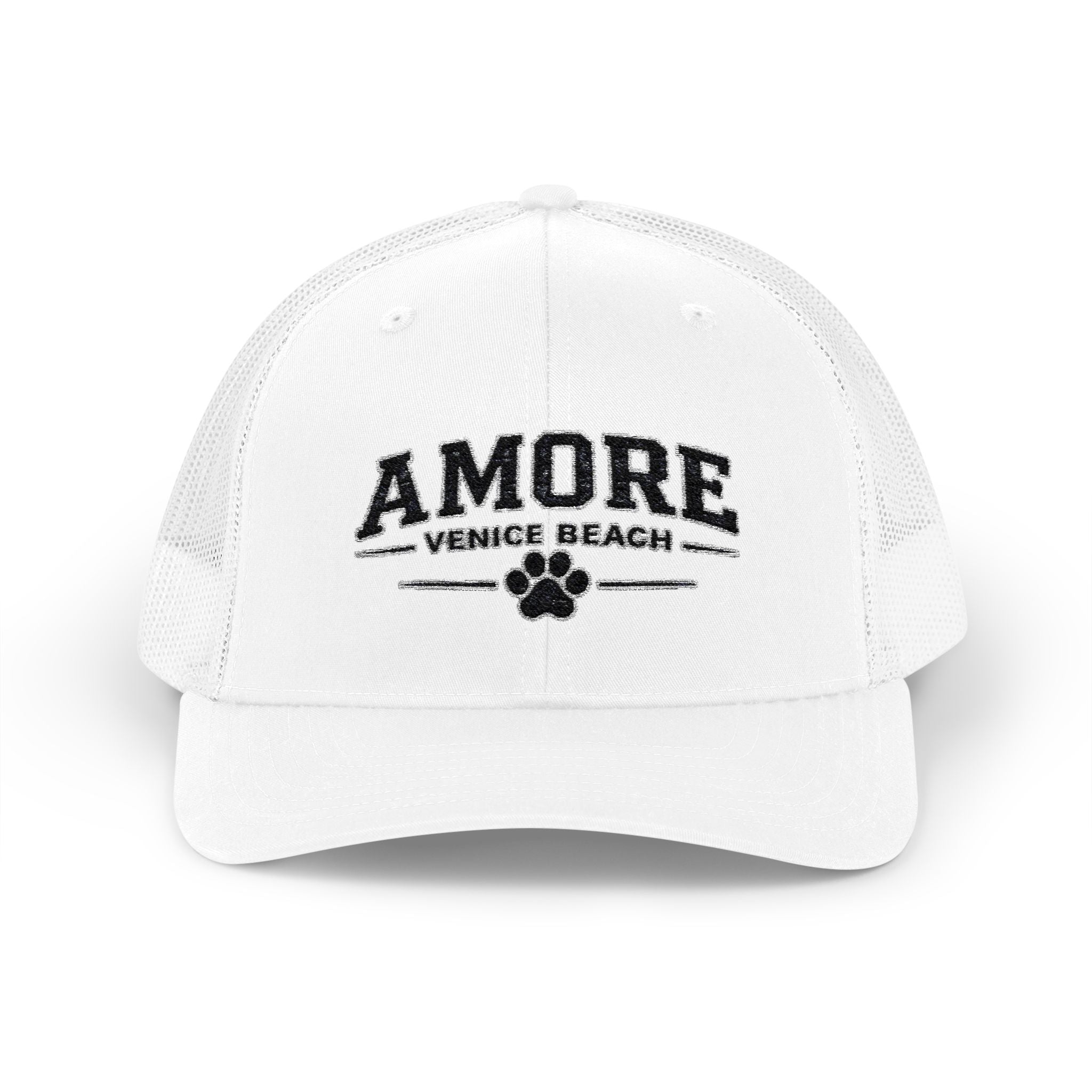 Adult Amore Venice Beach Graphic Trucker Cap | Embroidered Snapback
