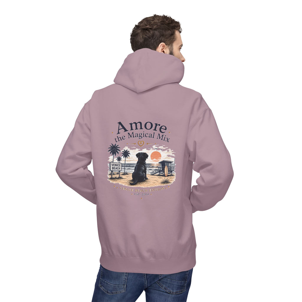 Adult Venice Beach "Amore the Magical Mix" Hoodie Sunset Surf Graphic