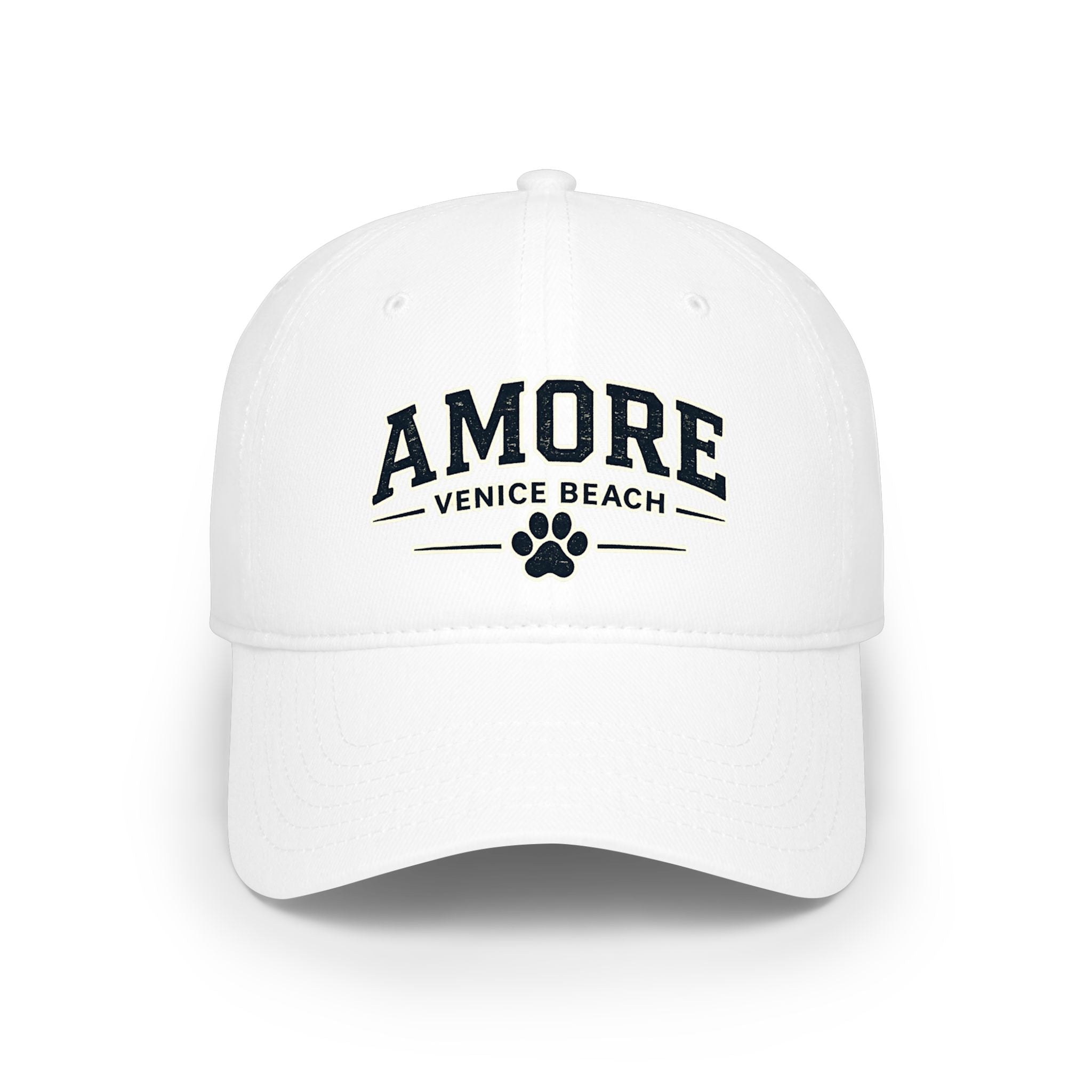 Baseball Cap Amore Venice Beach Paw Print Low Profile Hat
