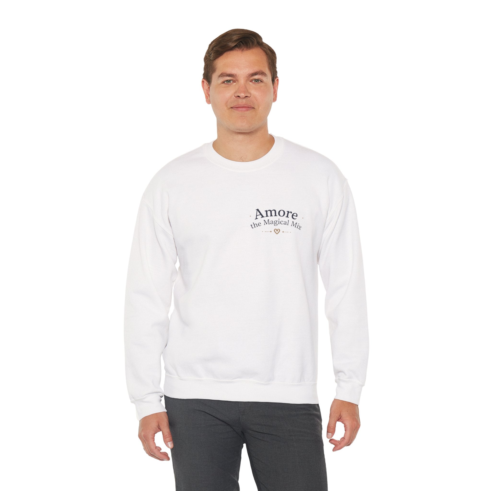 Adult Amore Magical Mix Crewneck Sweatshirt Heart Dreamer Design