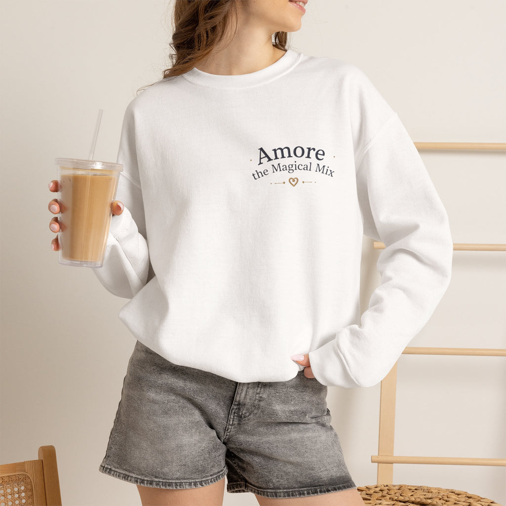 Adult Amore Magical Mix Crewneck Sweatshirt Heart Dreamer Design