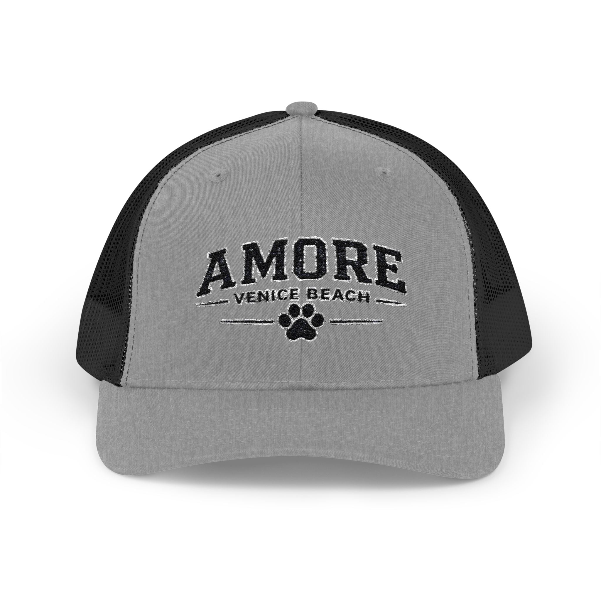Adult Amore Venice Beach Graphic Trucker Cap | Embroidered Snapback