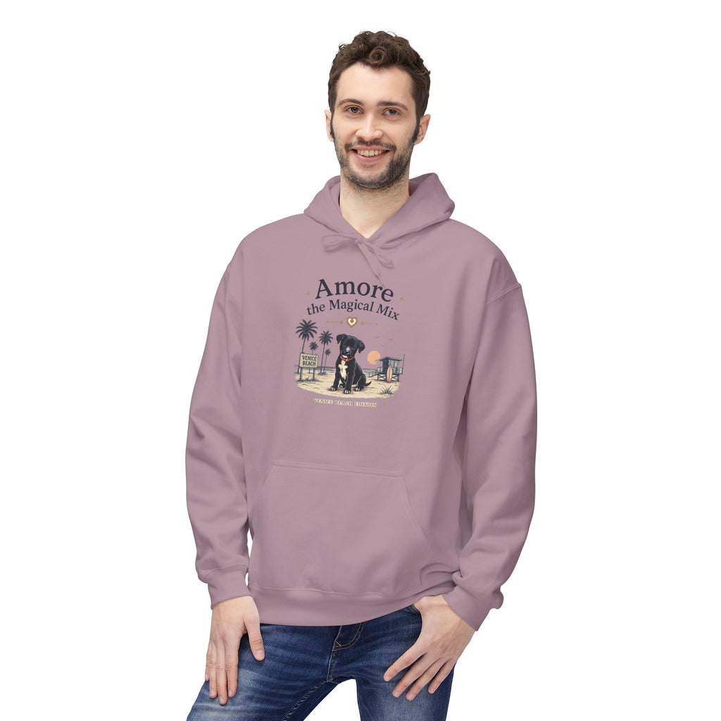 Adult Venice Beach "Amore the Magical Mix" Hoodie Sunset Surf Graphic
