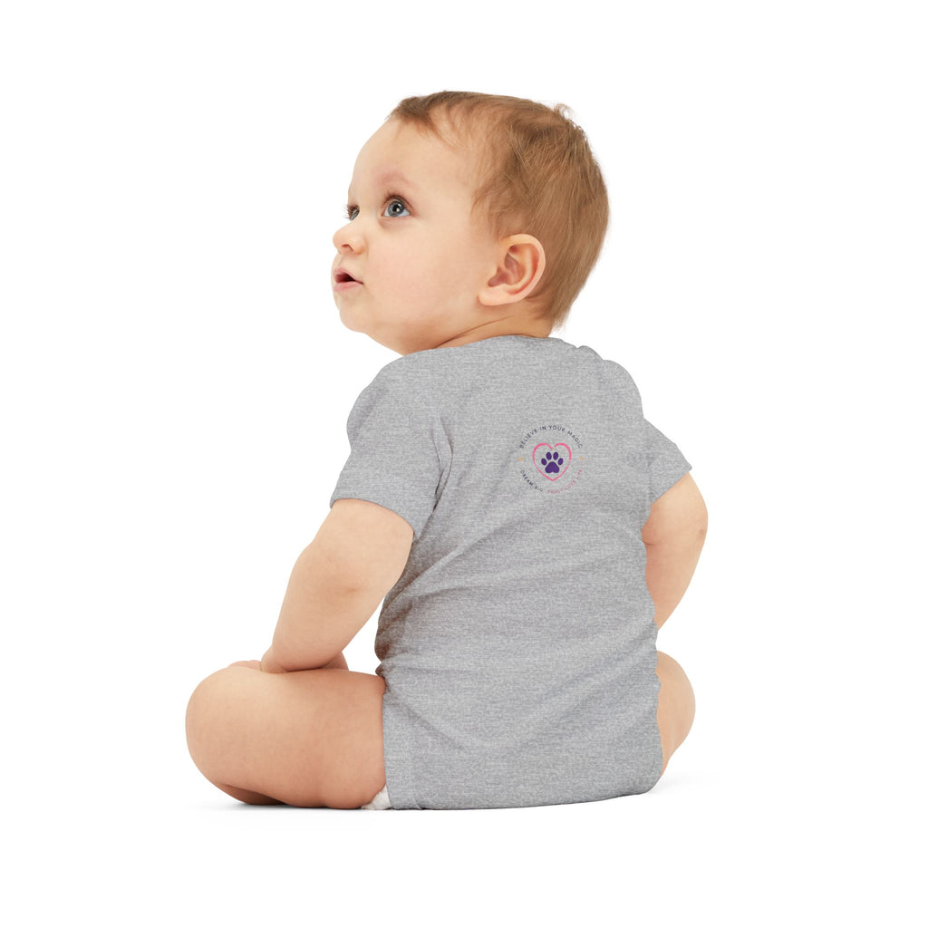 Infant Amore the Magical Mix Onesie|  Character Logo Paw Print Accent