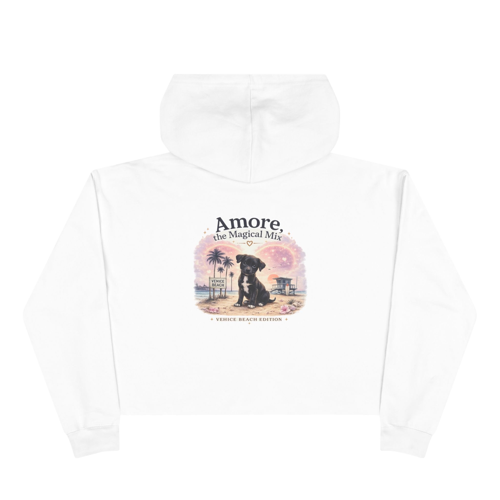 Adult Amore the Magical Mix  Crop Hoodie Venice Beach Edition