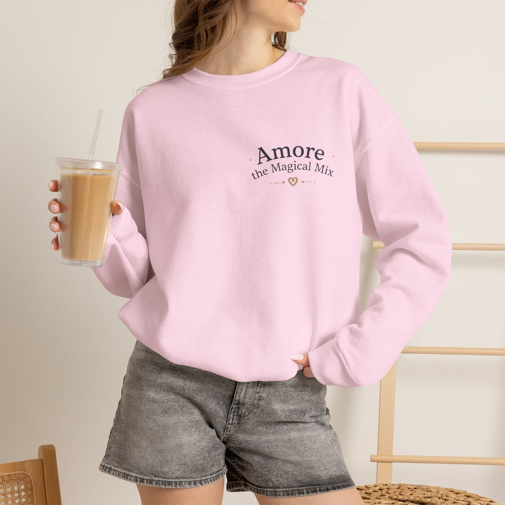 Adult Amore Magical Mix Crewneck Sweatshirt Heart Dreamer Design