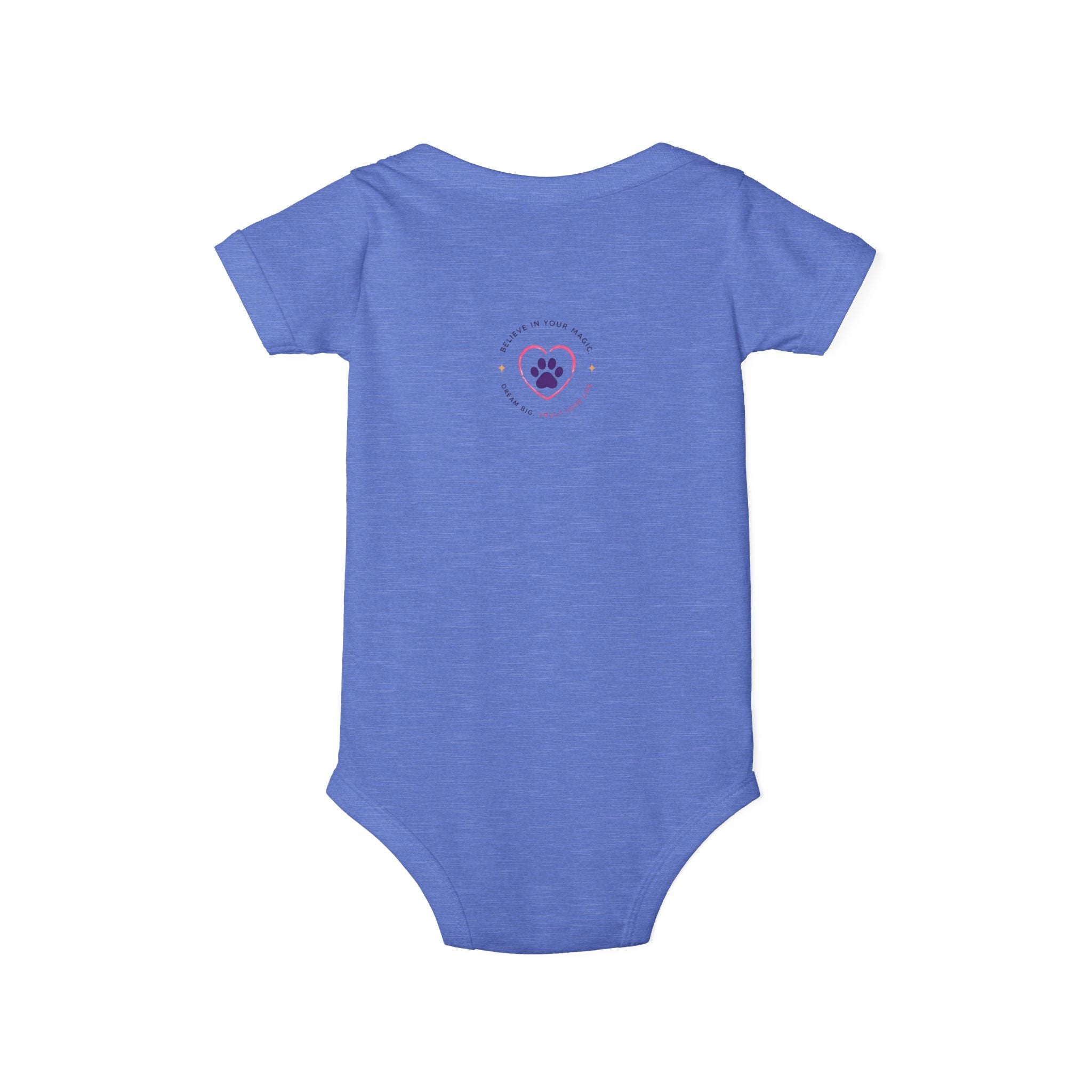 Infant Amore the Magical Mix Onesie|  Character Logo Paw Print Accent