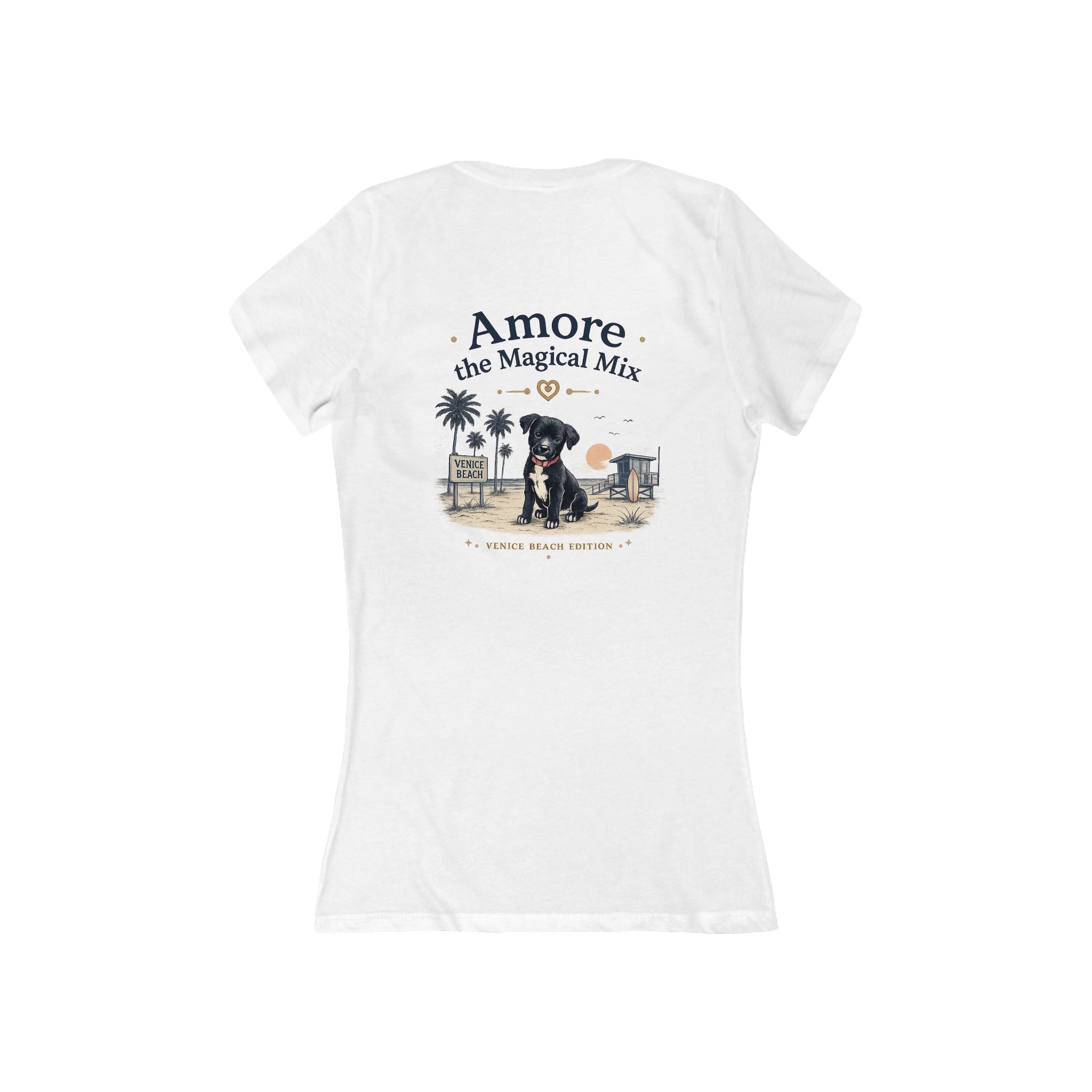 Women's V‑Neck Amore Venice Beach Edition T-Shirt