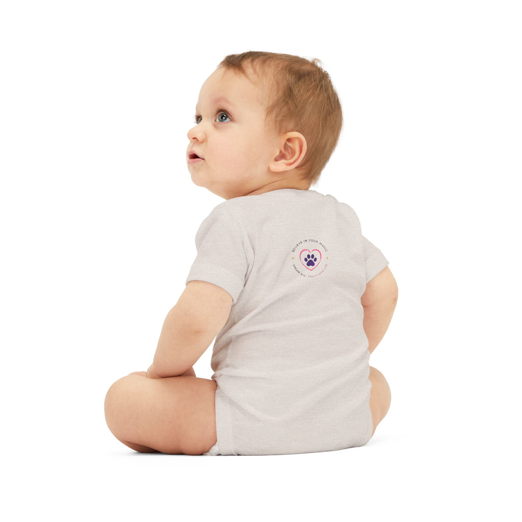 Infant Amore the Magical Mix Onesie|  Character Logo Paw Print Accent
