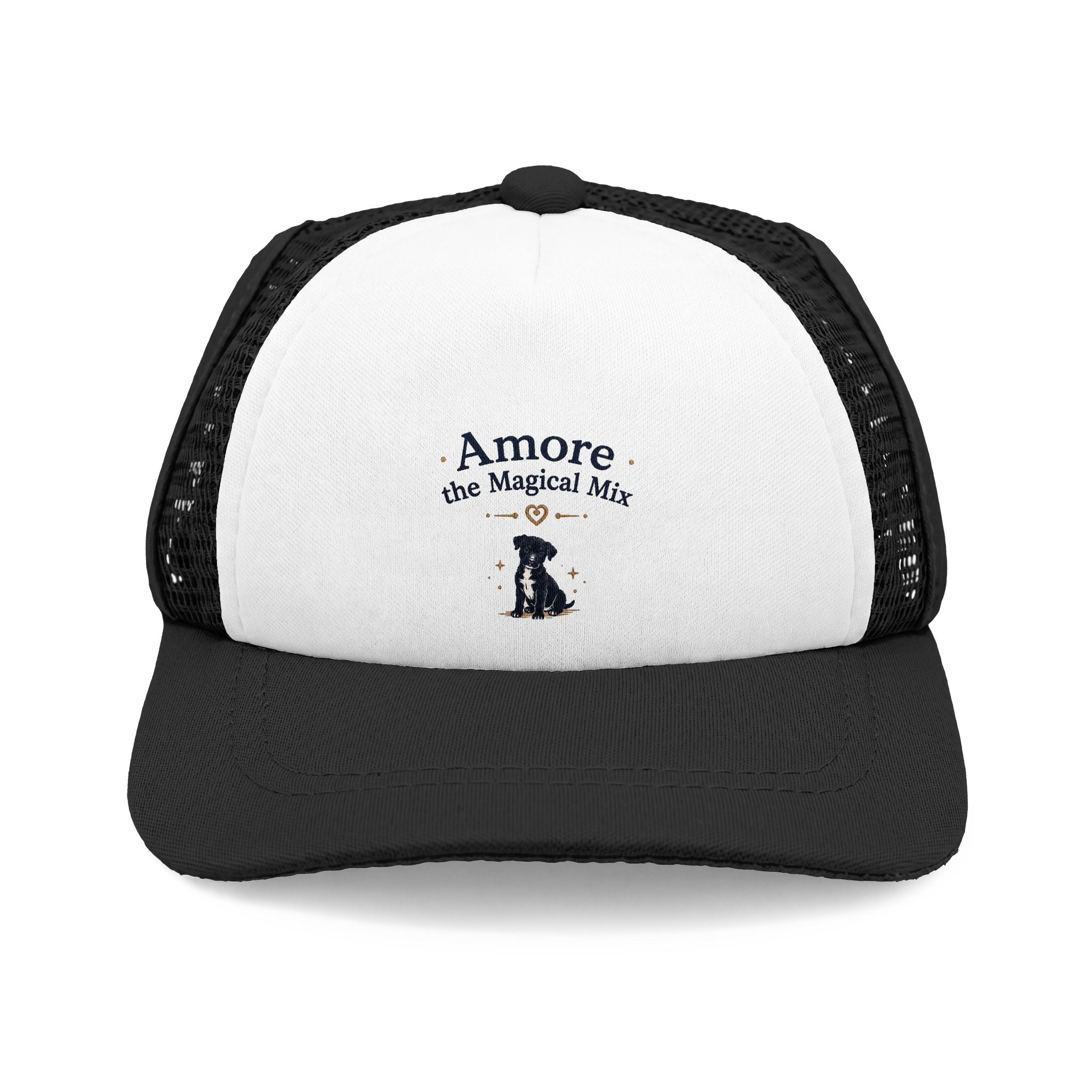 Dog Foam Trucker Hat Amore the Magical Mix Signature