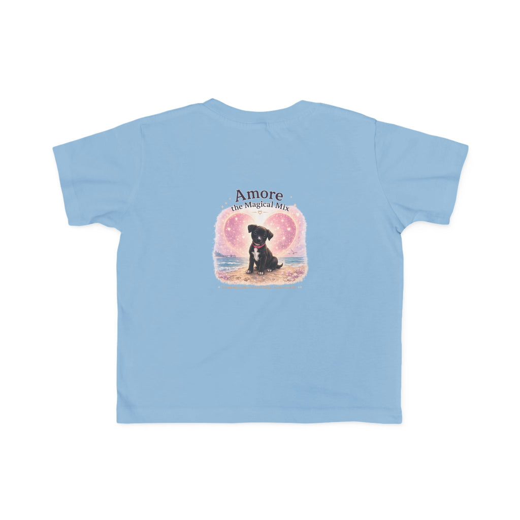 Toddler Amore the Magical Mix T-Shirt Puppy Heart Design