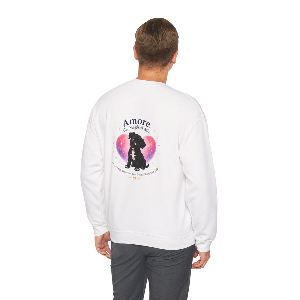 Adult Amore Magical Mix Crewneck Sweatshirt Heart Dreamer Design