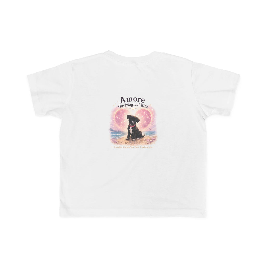 Toddler Amore the Magical Mix T-Shirt Puppy Heart Design