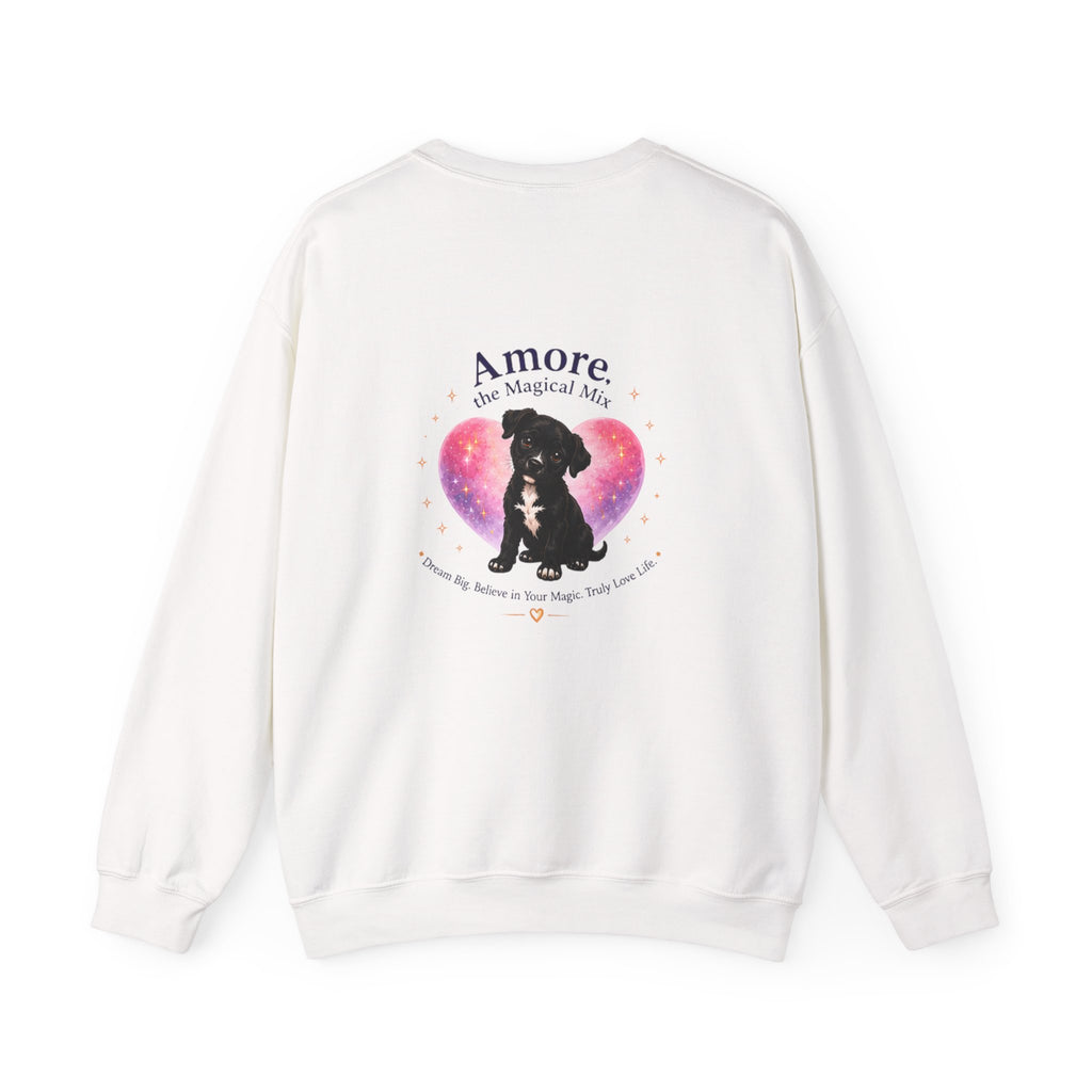 Adult Amore Magical Mix Crewneck Sweatshirt Heart Dreamer Design