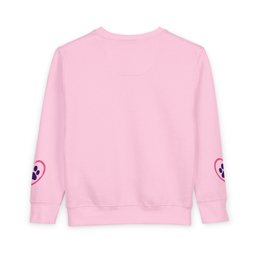 Toddler Amore the Magical Mix Sweatshirt Heart Puppy & paw print
