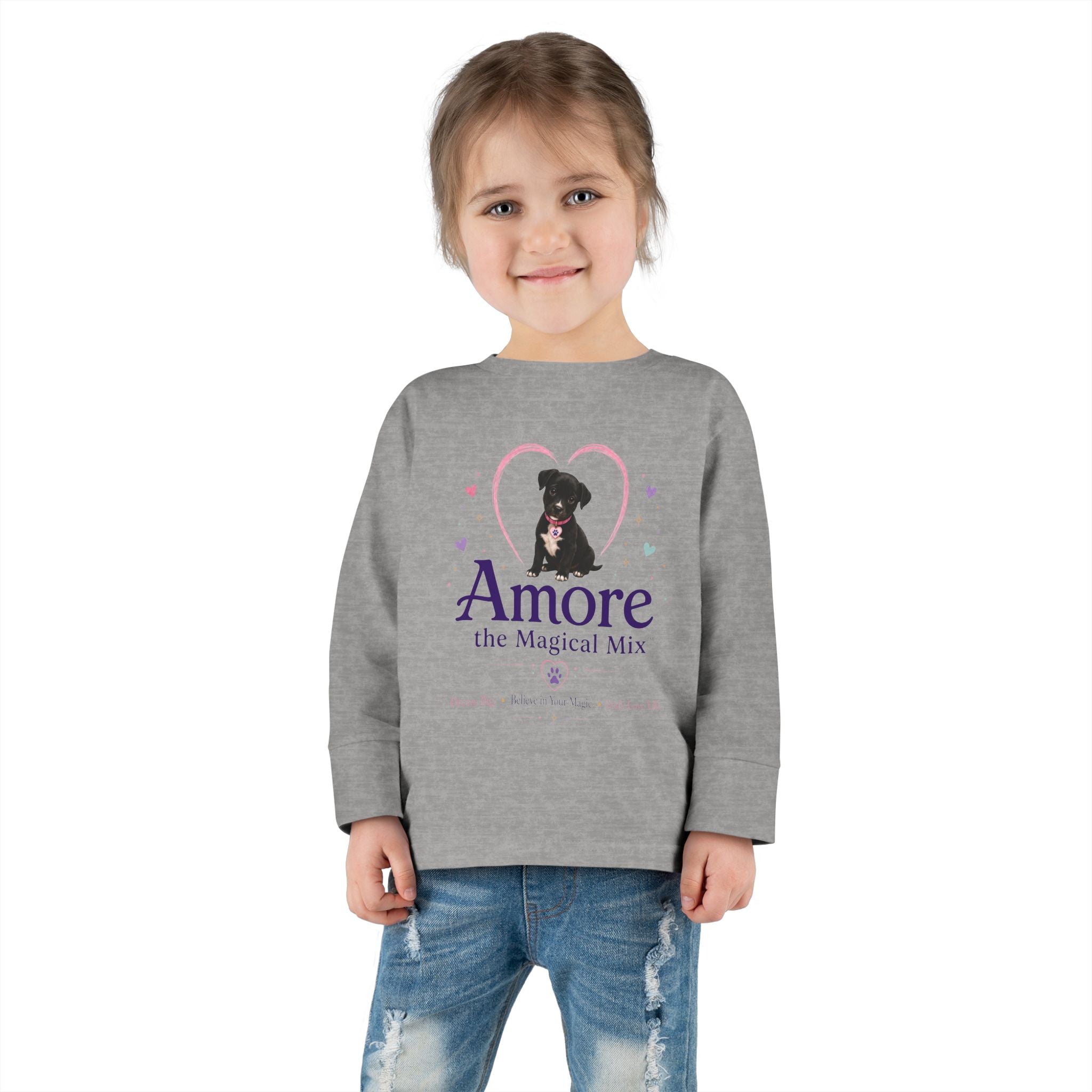 Toddler Amore the Magical Mix Long Sleeve Tee | Believe in Your Magic