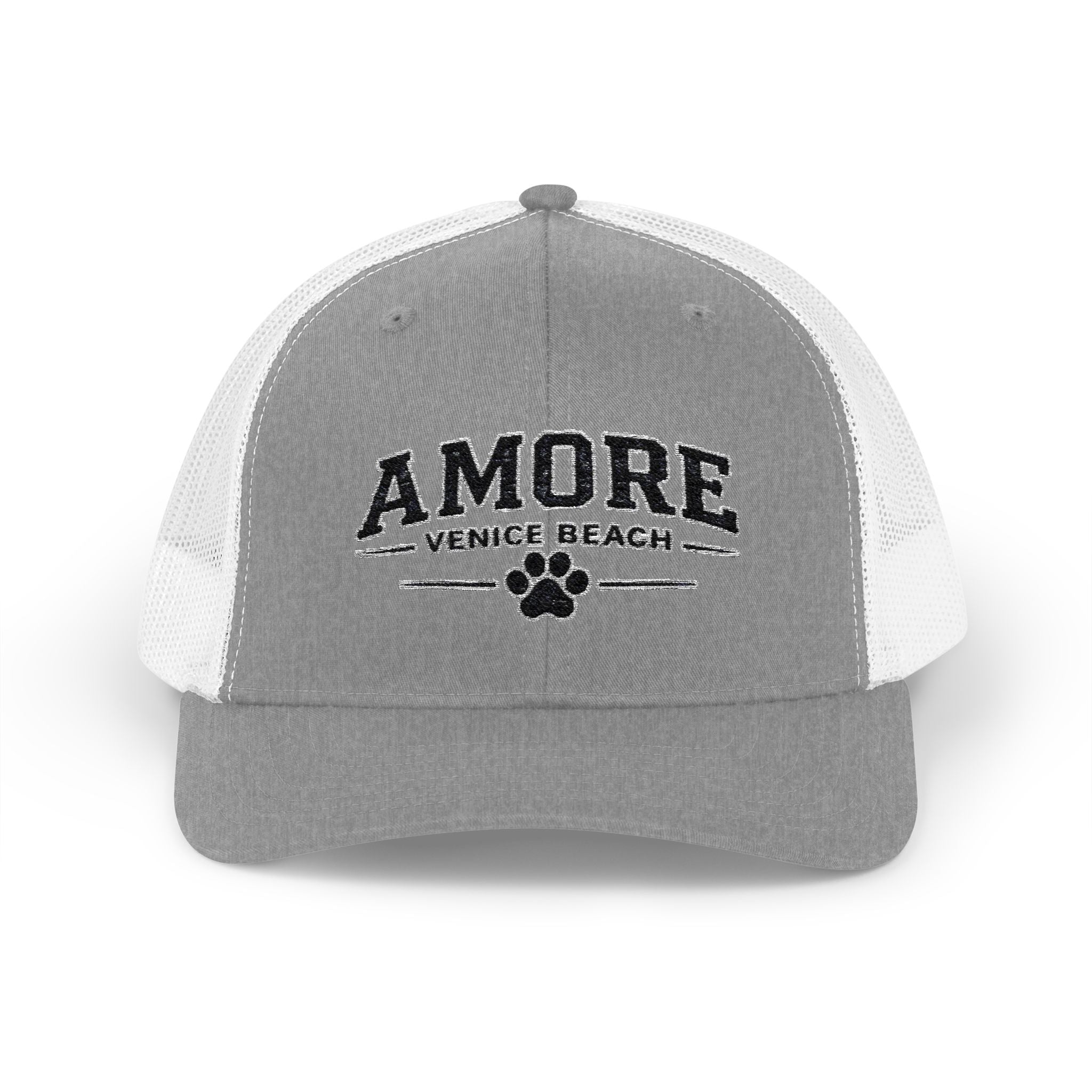 Adult Amore Venice Beach Graphic Trucker Cap | Embroidered Snapback