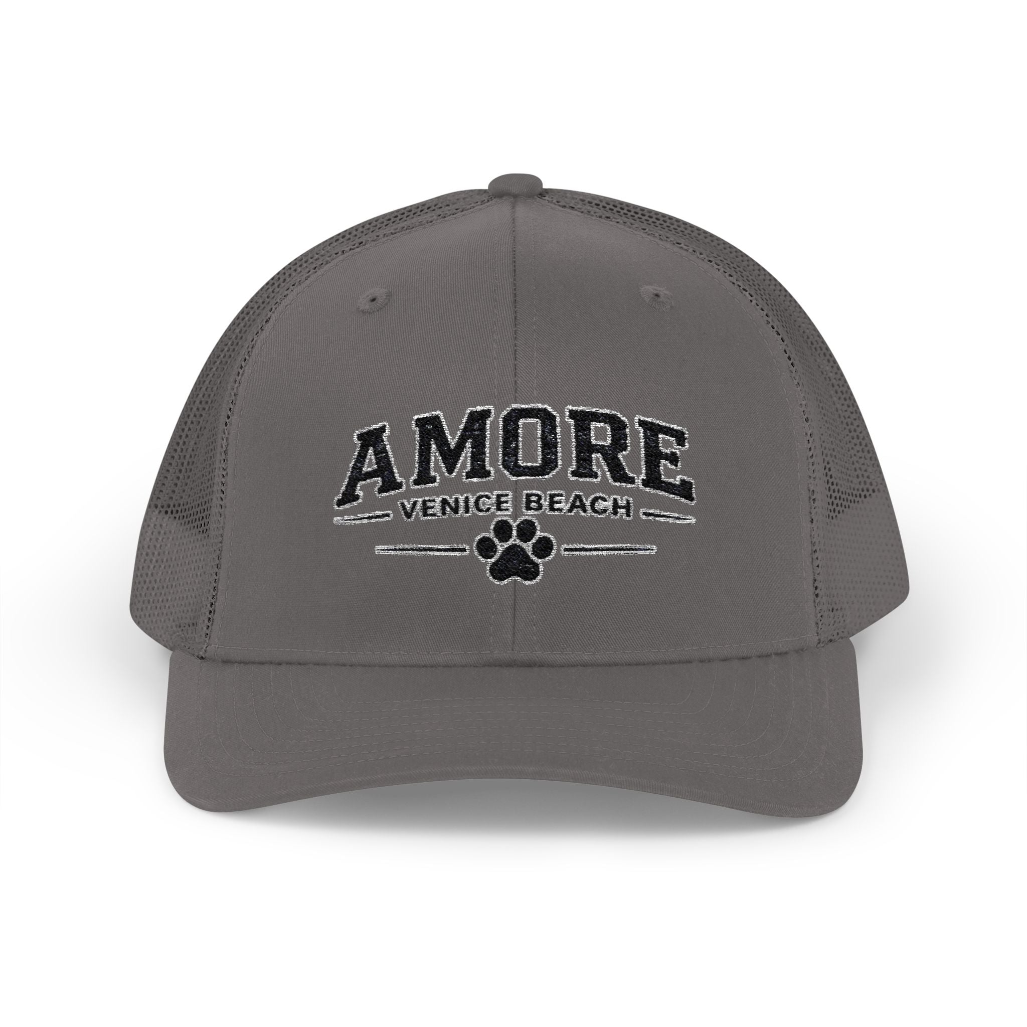 Adult Amore Venice Beach Graphic Trucker Cap | Embroidered Snapback