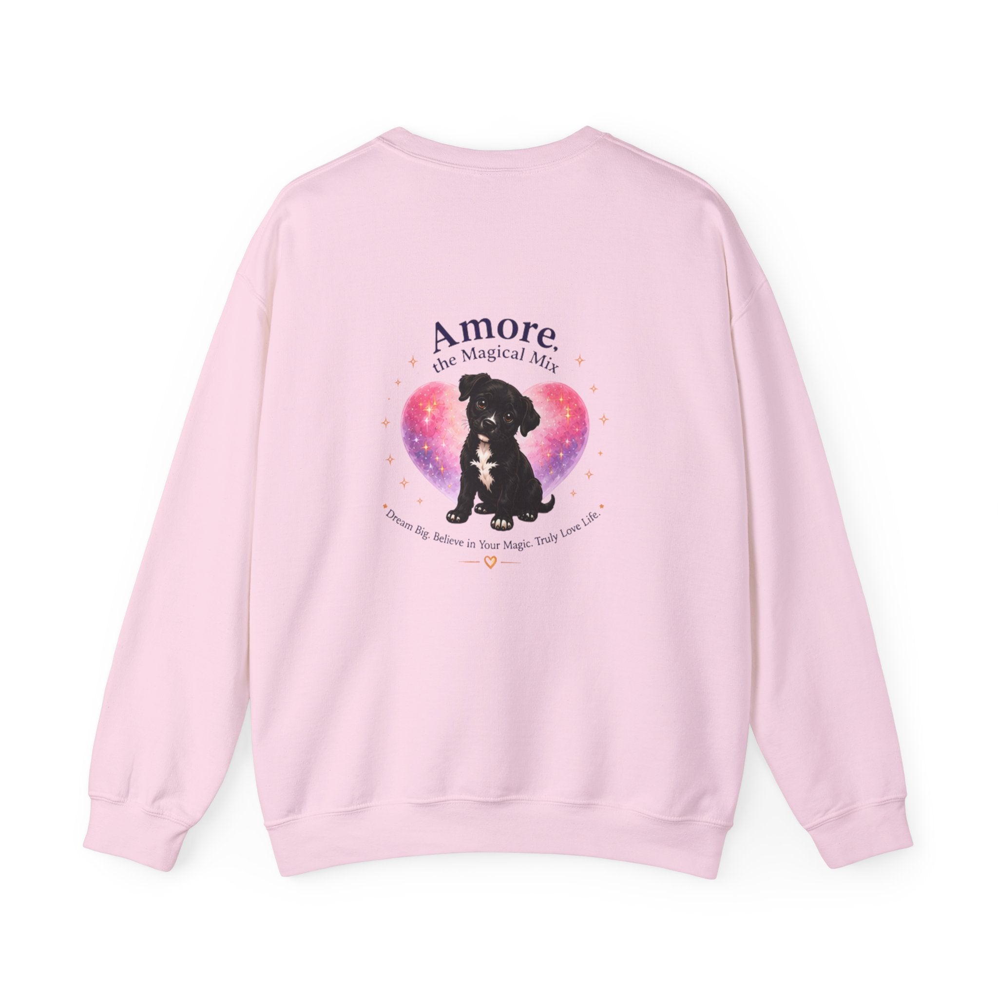 Adult Amore Magical Mix Crewneck Sweatshirt Heart Dreamer Design