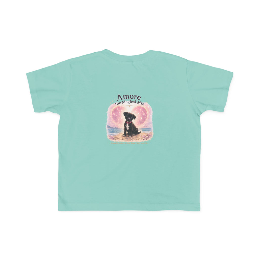 Toddler Amore the Magical Mix T-Shirt Puppy Heart Design
