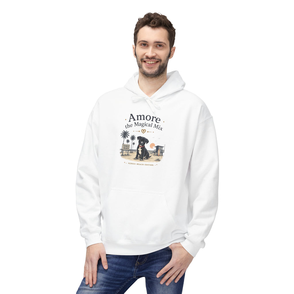 Adult Venice Beach "Amore the Magical Mix" Hoodie Sunset Surf Graphic