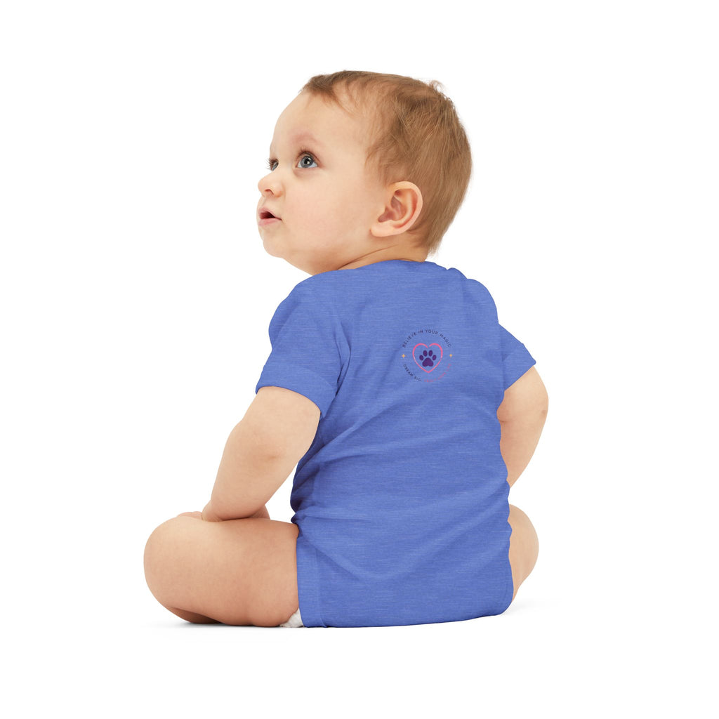 Infant Amore the Magical Mix Onesie|  Character Logo Paw Print Accent
