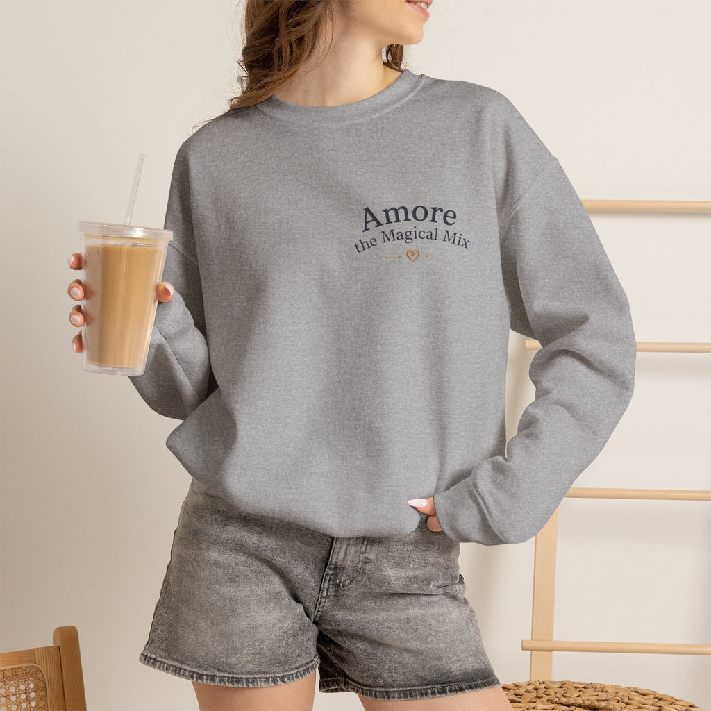 Adult Amore Magical Mix Crewneck Sweatshirt Heart Dreamer Design