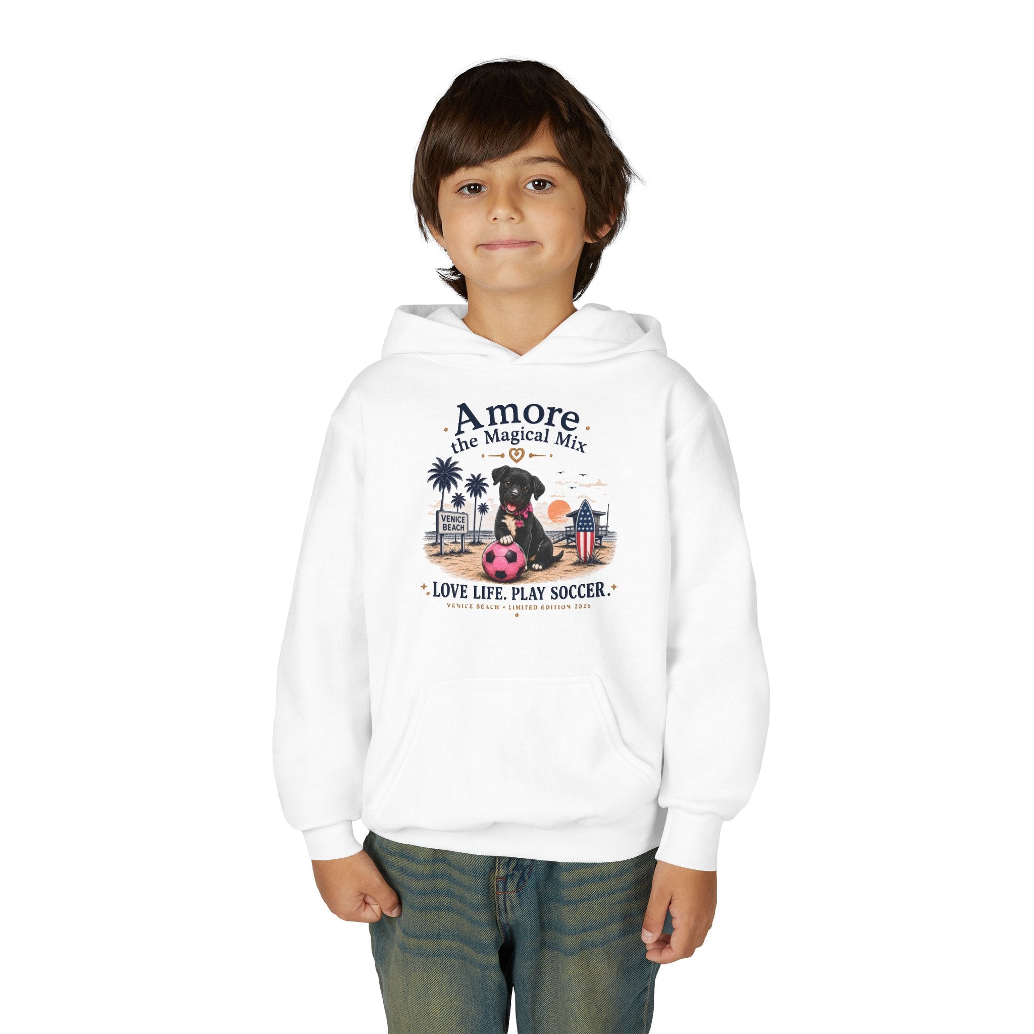 Youth Soccer Cup 2026 Venice Beach "Amore the Magical Mix" Hoodie