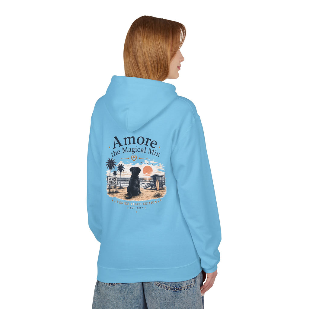 Adult Venice Beach "Amore the Magical Mix" Hoodie Sunset Surf Graphic