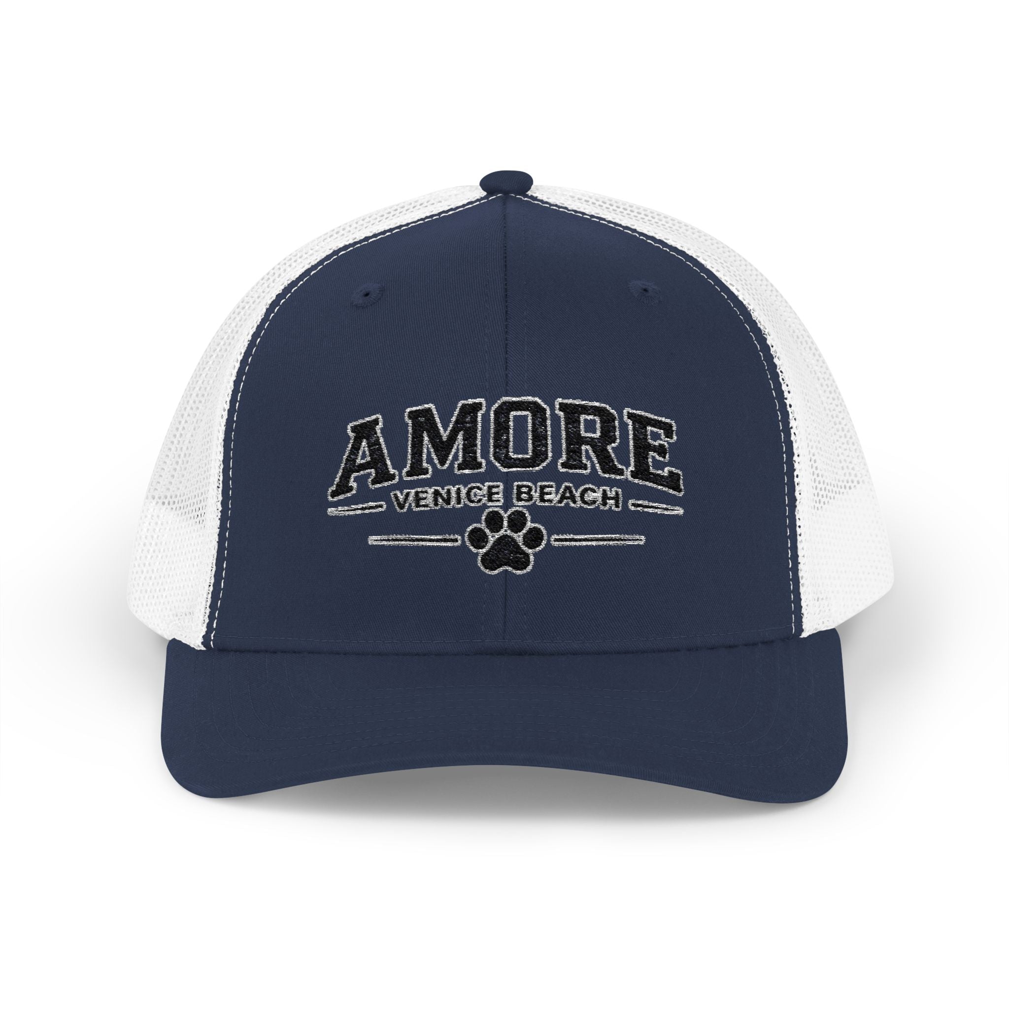 Adult Amore Venice Beach Graphic Trucker Cap | Embroidered Snapback