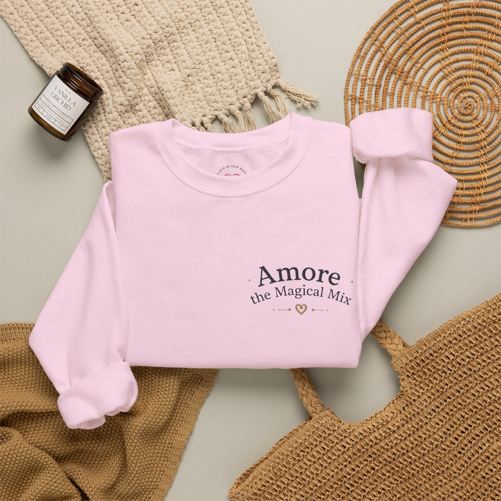 Adult Amore Magical Mix Crewneck Sweatshirt Heart Dreamer Design