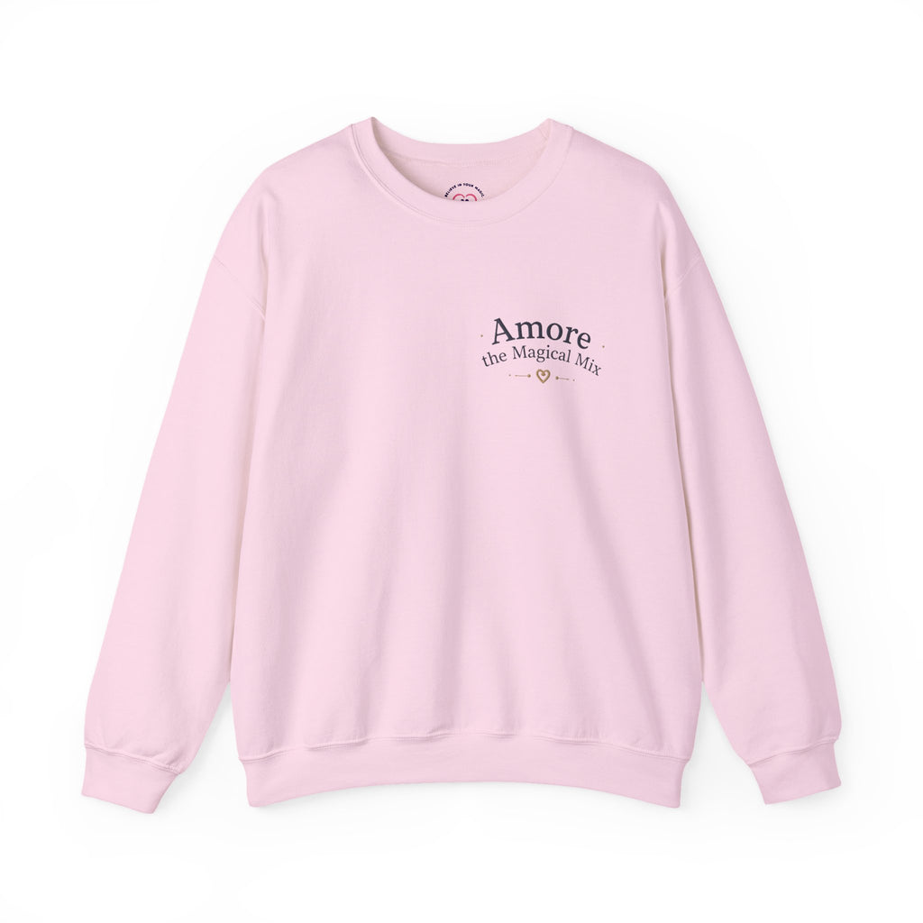 Adult Amore Magical Mix Crewneck Sweatshirt Heart Dreamer Design