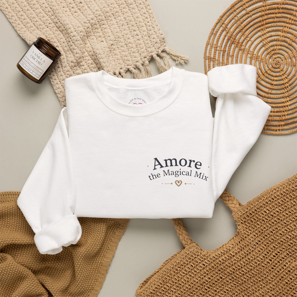Adult Amore Magical Mix Crewneck Sweatshirt Heart Dreamer Design