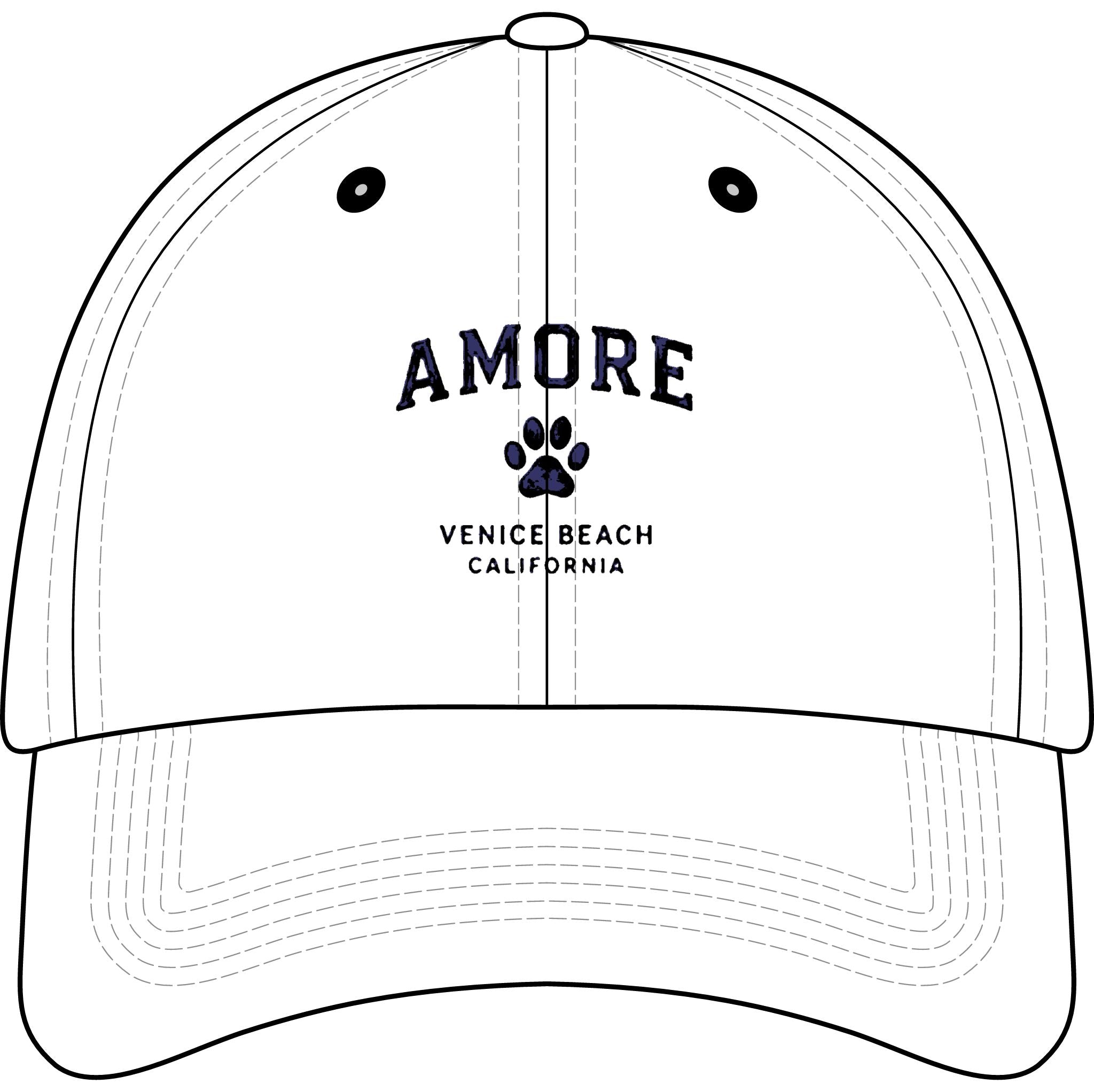 Youth Amore Magical Mix Baseball Cap | Signature Logo | Paw stamp