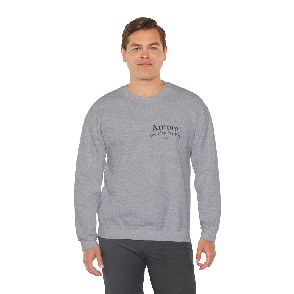Adult Amore Magical Mix Crewneck Sweatshirt Heart Dreamer Design