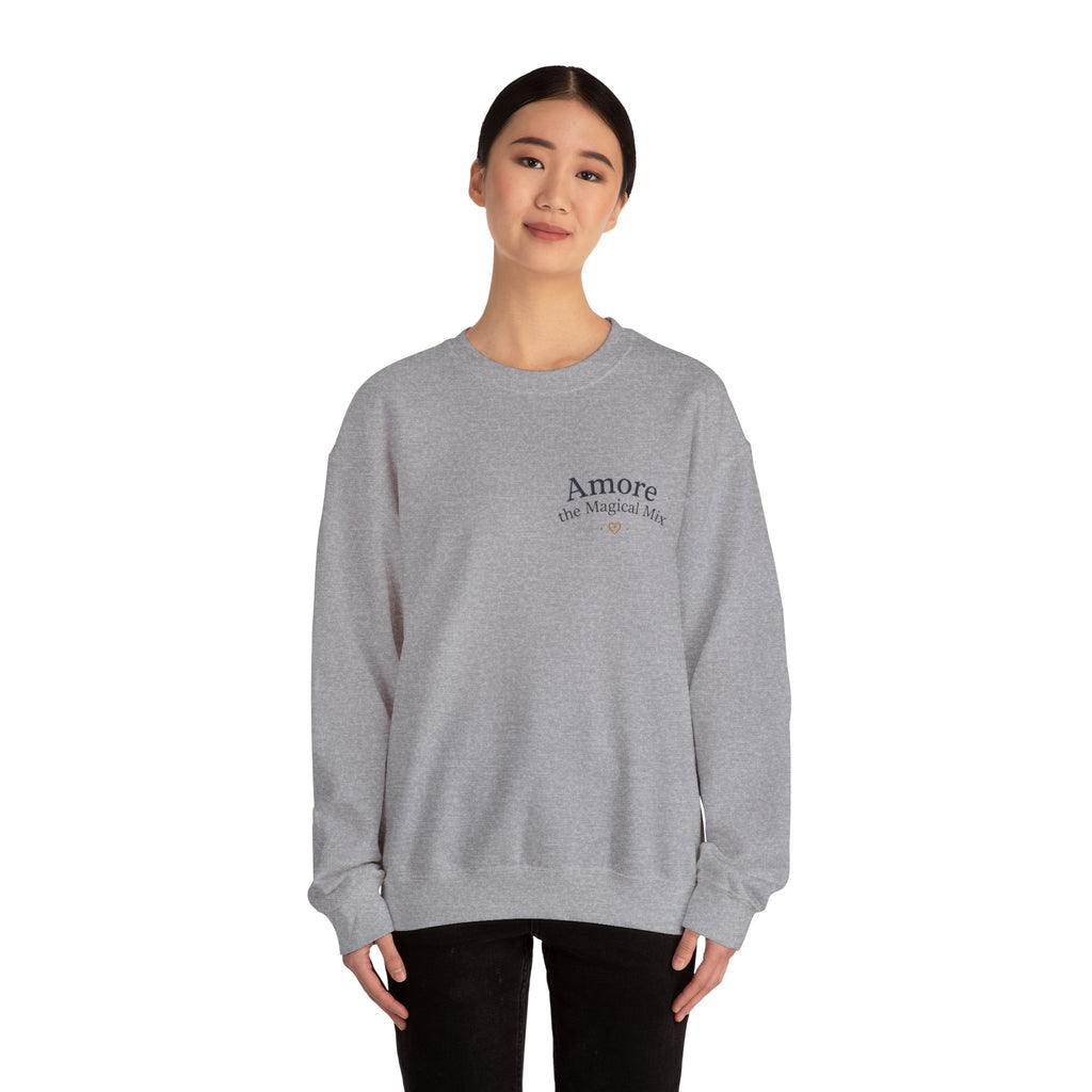 Adult Amore Magical Mix Crewneck Sweatshirt Heart Dreamer Design