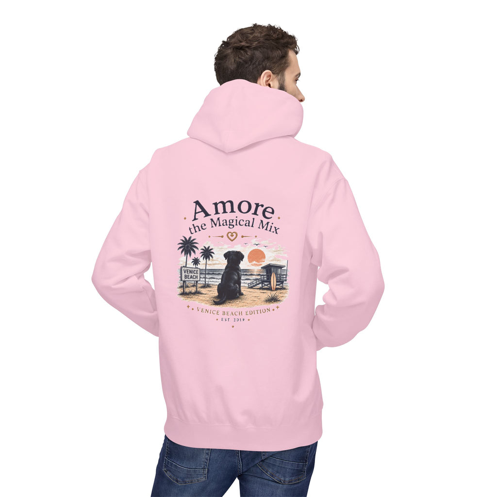 Adult Venice Beach "Amore the Magical Mix" Hoodie Sunset Surf Graphic