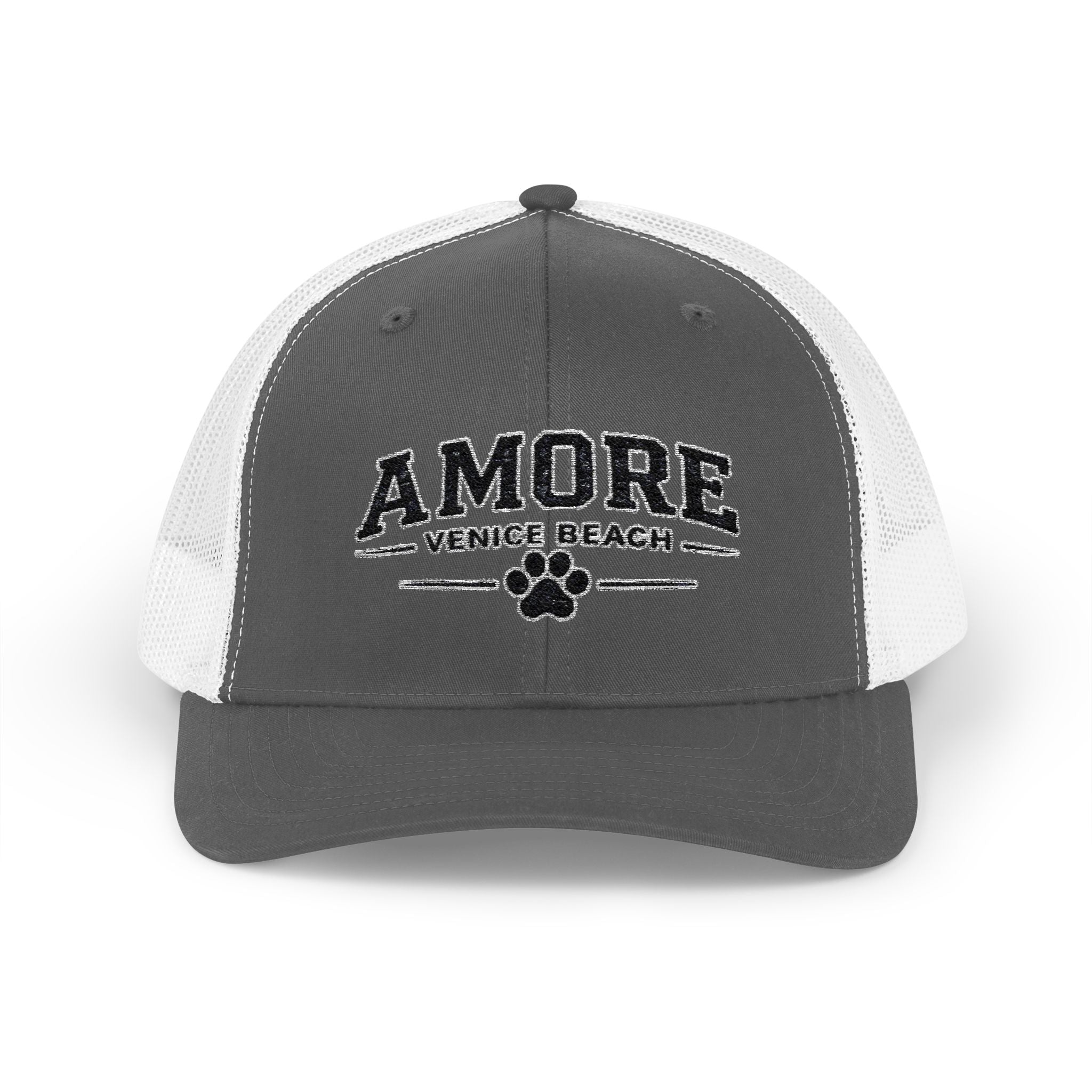 Adult Amore Venice Beach Graphic Trucker Cap | Embroidered Snapback