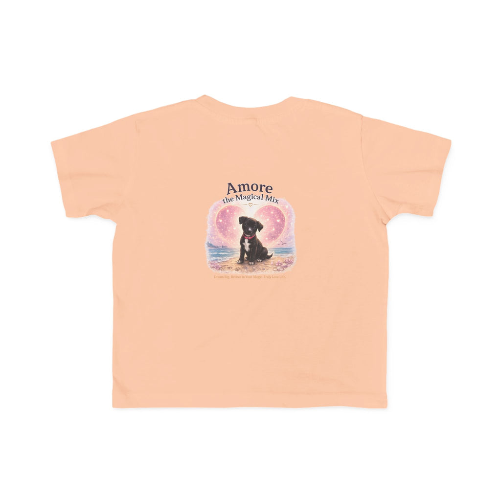 Toddler Amore the Magical Mix T-Shirt Puppy Heart Design