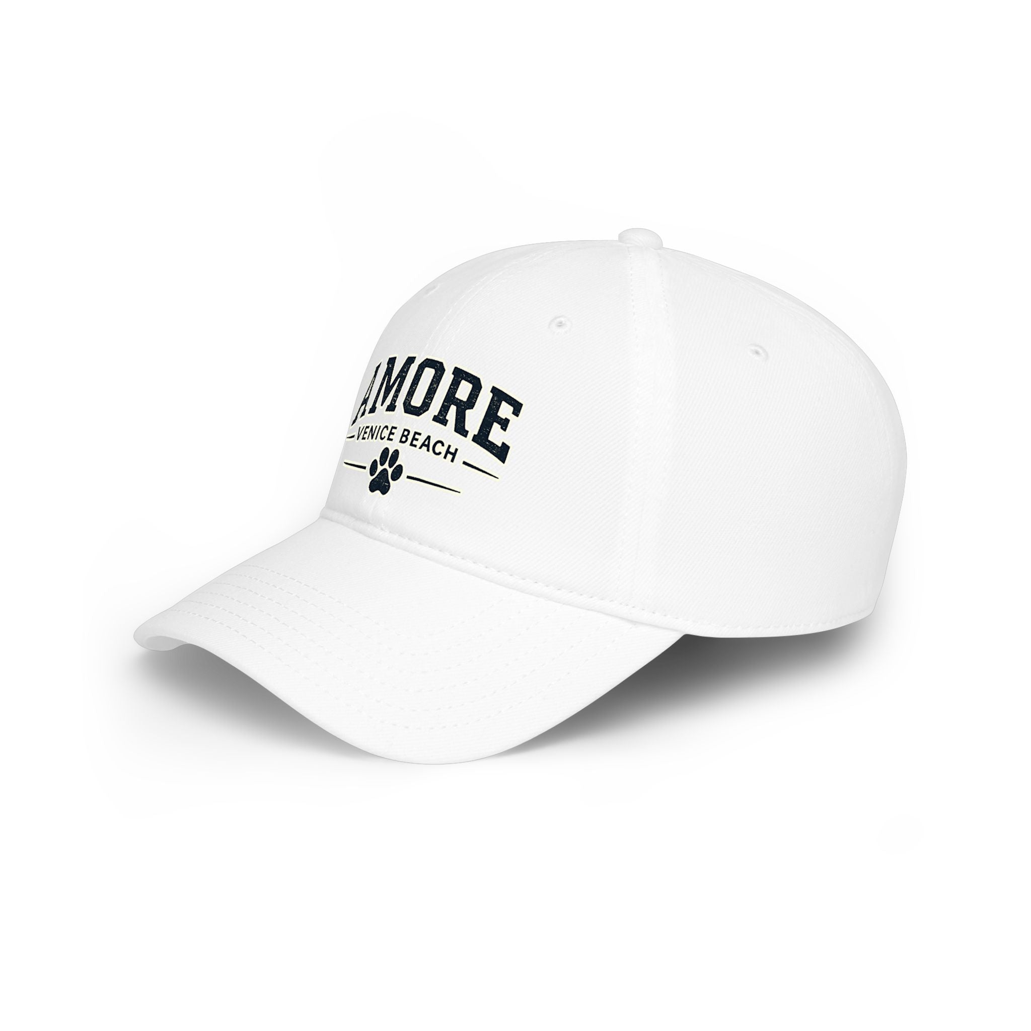 Baseball Cap Amore Venice Beach Paw Print Low Profile Hat