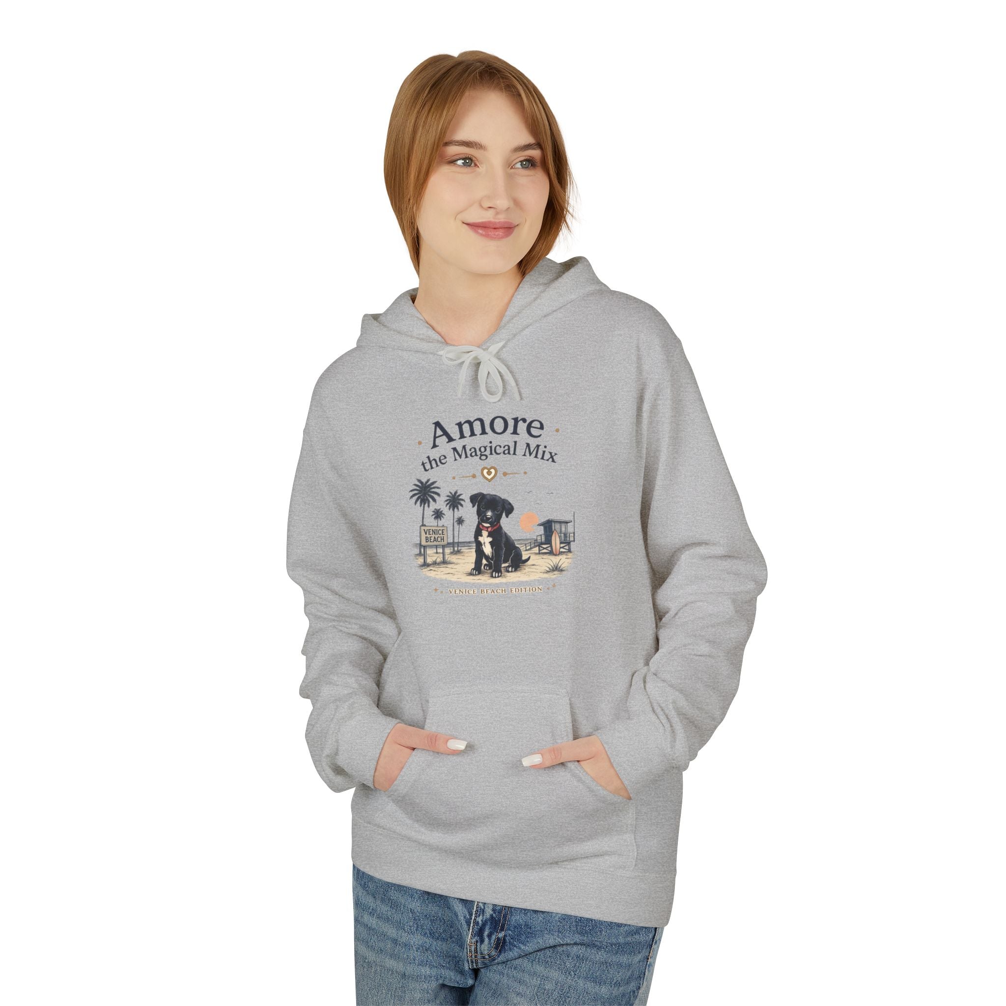Adult Venice Beach "Amore the Magical Mix" Hoodie Sunset Surf Graphic