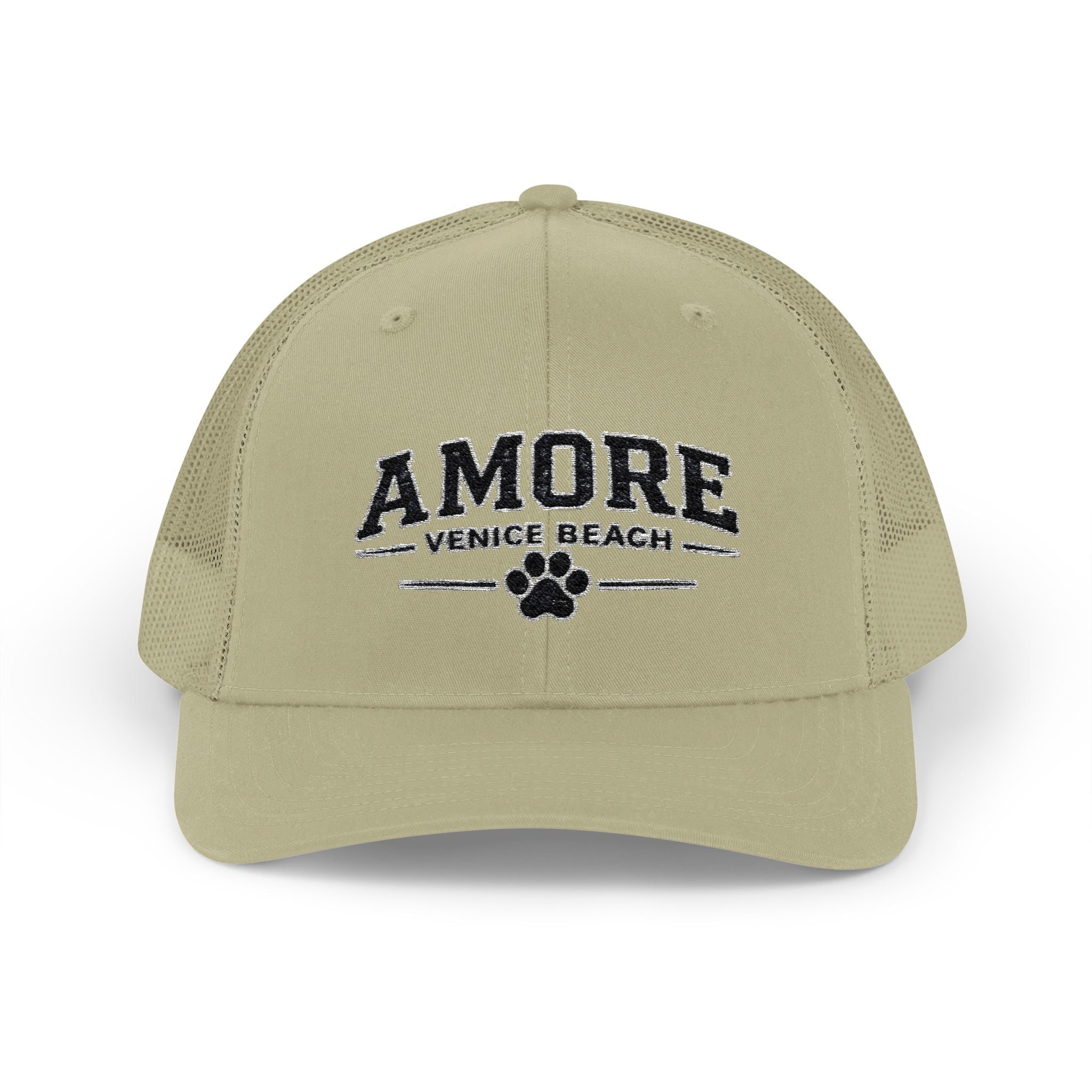 Adult Amore Venice Beach Graphic Trucker Cap | Embroidered Snapback